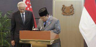 Menhan Prabowo jadi pembicara di IISS Shangri-La Dialogue 2022. (foto: Tim Media Prabowo Subianto)