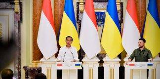 Presiden Jokowi dan Presiden Zelensky