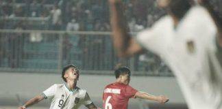 Ekspresi Kafiatur Rizky setelah mencetak gol ke gawang Vietnam di final Piala AFF U-16. (Foto: PSSI)
