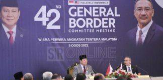 Menhan Prabowo dan Menhan Malaysia