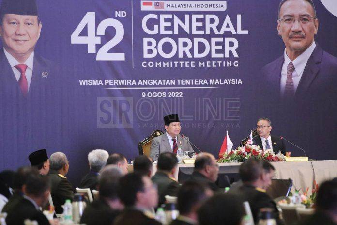 Menhan Prabowo dan Menhan Malaysia