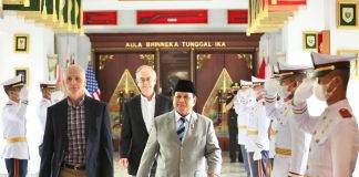 Menhan Prabowo - Delegasi USA