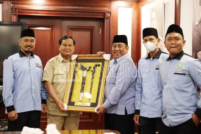 Pesan Menhan Prabowo kepada Ketua Bakom Pemuda Remaja Masjid Indonesia