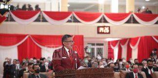 Sekjen DPP Partai Demokrasi Indonesia Perjuangan (PDIP) Hasto Kristiyanto