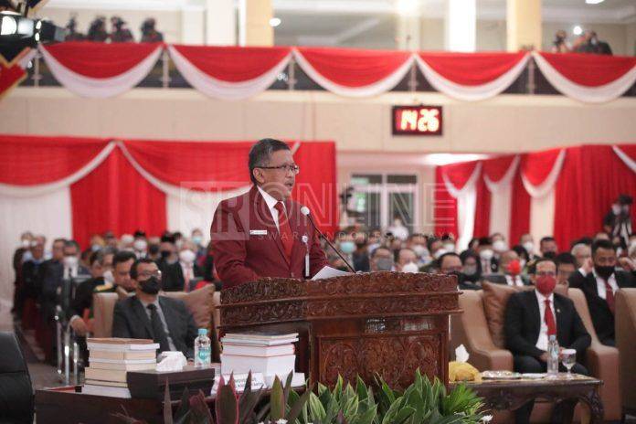 Sekjen DPP Partai Demokrasi Indonesia Perjuangan (PDIP) Hasto Kristiyanto