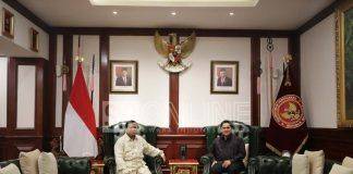 Bertemu Prabowo, Erick Thohir- Menyamakan Persepsi