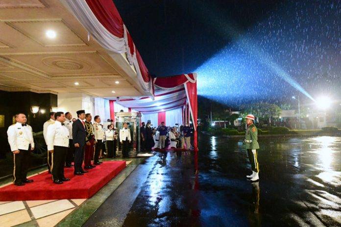 Prabowo asks all TNI elements to strengthen esprit de corps during the commemoration of TNI’s 77th anniversary